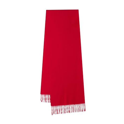 Calvin & Olivia Soft Cashmere Feel Scarf Unisex Classic Winter Scarves For Men Women Amazon Christmas Red thumb #1