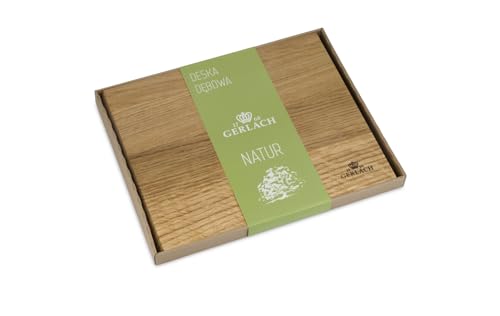 Tabla de cortar Gerlach, 30 cm x 24 cm, Madera de roble europea, tamaño medio, modelo G-1002 miniatura 3