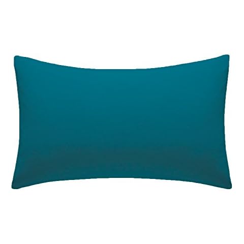 AmigoZone Teal Polycotton Pillow Cases Pair Cover