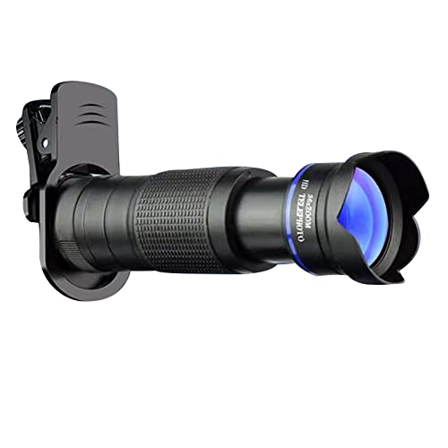 MOUDOAUER Phone Camera Lens 36X Telephoto 4in1 Telecope Zoom Macro Fisheye Wide Angel Lens Accessory