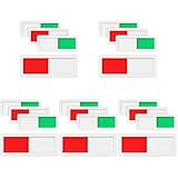TEHAUX 20pcs Vacant Occupied Privacy Sign, 3.9 x 1.6 inch Privacy Door Sign Do Not Disturb On Off Slider Status for Office Bathroom Restroom Meeting Room