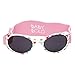 Baby Solo Babyfarer Baby Toddler Sunglasses/Infant Newborn Sunglasses (0-36 months, Cutie Pink Heart Frame w/Solid Black Lens)