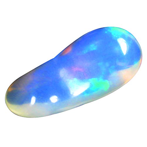 Opale éthiopienne naturelle 8.98 ct, pierre précieuse rainbow pour création de bijou