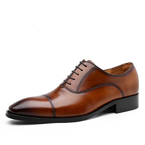 Zapatos de cuero transpirables de hombre contra el cansancio y el calor