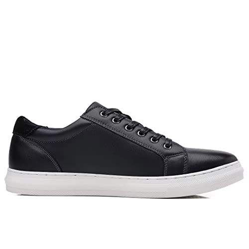 Image of Arkbird Casual Sneakers, Breathable Lace-Up Leather Walking Shoes Comfortable Fashion Sneakers for Men Daily Work