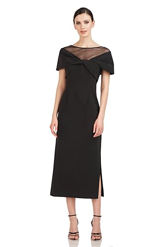 JS Collections Women's Tillie Tea Length Sheath Dress