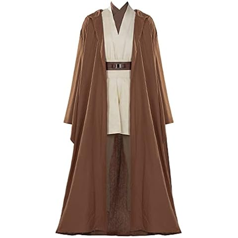 2022 Erwachsene Obi Wan Kenobi Kostüm Herren Damen Jedi Robe Obi Wan Cosplay Outfits Komplettset Cover