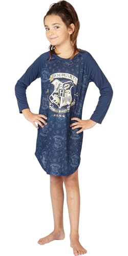 Harry Potter Hermione Hogwarts Logo Ravenclaw House Crest Raglan Sleepshirt Pajama Nightgown3