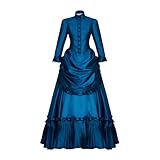 robe tournure vente COMPOSITION: Confectionnée en satin synthétique de haute qualité avec des détails raffinés et une fermeture à glissière pour un habillage facile
