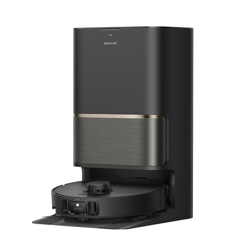 DREAME L50s Pro Ultra Robot Aspirador y Friegasuelos, 100 Días de Vaciado Automático, Mopas con Autolimpieza a Alta Temperatura, 30.000 Pa de Succión, Limpia a Fondo Esquinas y Bordes.
