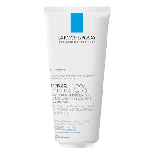 La Roche-Posay Lipikar - Latte Urea 10% Lozione Idratante Pelle Ruvida, 200ml