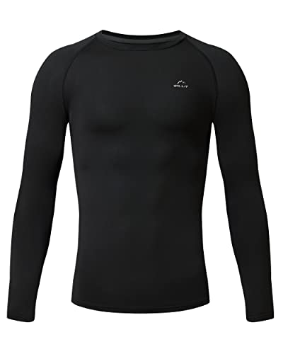 Willit Boys' Compression Shirts Youth Long Sleeve Baseball Football Baselayer Kids Girls Quick Dry Undershirts 2 Pack2