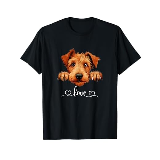 Cute Dog Graphic Love Irish Terrier Dog T-Shirt