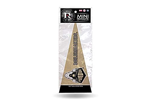 Rico Industries NCAA Purdue Boilermakers 8-Piece 4-Inch by 9-Inch Classic Mini Pennant Décor Set