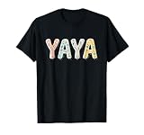 Wildflowers Yaya Floral Mother's Day Yaya T-Shirt