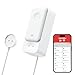 SwitchBot Sensore d'Acqua WiFi nessun Hub richiesto (Supporto 2.4G), Rilevatore di Perdite d'Acqua, Avvisi regolabili 100dB e di app, IP67 Impermeabile, Wireless con Cavo di Rilevamento 1m (3.28ft)