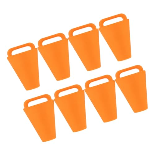 NULYLU 8 Piezas Tapón De Caucho Tapón De Desagüe Doméstico Tapón De Drenaje De TPE Marino Tapón De Drenaje De Uso De Canoa Enchufe Kayak Profesional Tapones De Drenaje Marinos Tipe Orange
