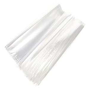 HOMOBABE 200 Stück Schrumpffilmbeutel Transparent