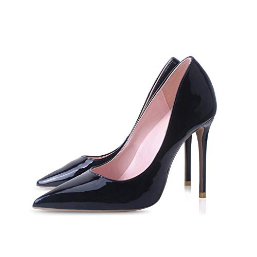Image of Elisabet Tang High Heels, Womens Pointed Toe Slip on Stilettos Party Wedding Pumps Basic Shoes