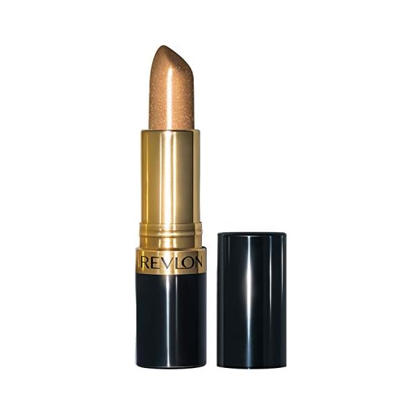 Revlon-Super-Lustrous-Lipstick-High-Impact-Lipcolor-with-Moisturizing-Creamy-Formula-Infused-with-Vitamin-E-and-Avocado-Oil-in-Gold-Pearl-Gold-Goddess-041 Revlon Super Lustrous Lipstick, Lip Makeup Gift, Stocking Stuffers for Women, Creamy, Moisturized Feel in Mauves & Trends, Gold Goddess (041), 0.15 oz
