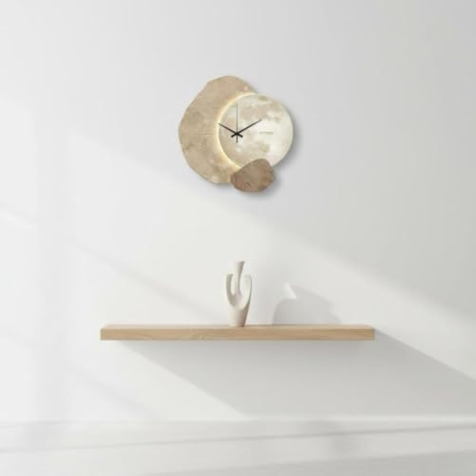 Modern Decorative Irregular Shape Silent Wall Clock