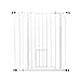 Carlson Extra Tall Walk Through Pet Gate with Small Pet Door, Includes 4-Inch Extension Kit, 4 Pack Pressure Mount Kit and 4 Pack Wall Mount Kit