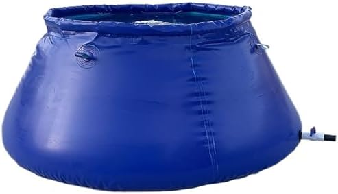 Emergency Water Storage Bag 2000L - 0.2-5Ton Large Capacity Collapsible Rainwater Collection System with Tap, Outdoor Water Transfer Reservoir, Durable and Portable
