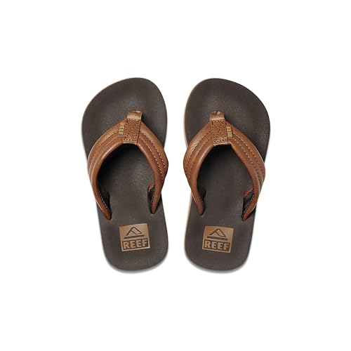 Image of REEF Boys Kids Ahi Beach Flip Flop, Soft Cushion Footbed, Water Friendly