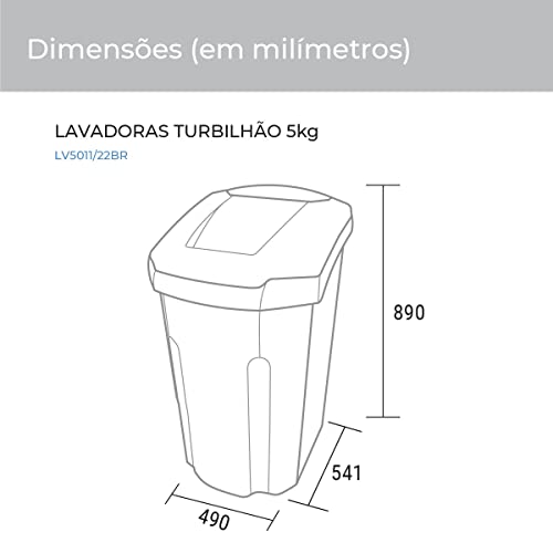 Lavadora Turbilhão 5 Kg Branca 220V - SUGGAR - LV5022BR