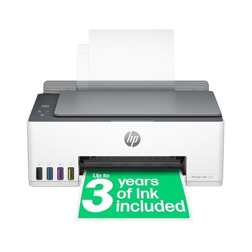 HP Smart Tank 5105 All in One Printer | Perfect for Home | Colour | Wireless | Print, Scan, Copy |...