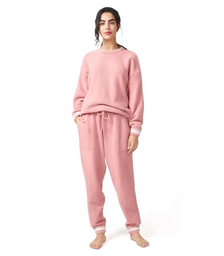 DAVID ARCHY Fleece Pajamas Women Fuzzy Warm Pjs Winter Soft Comfy...