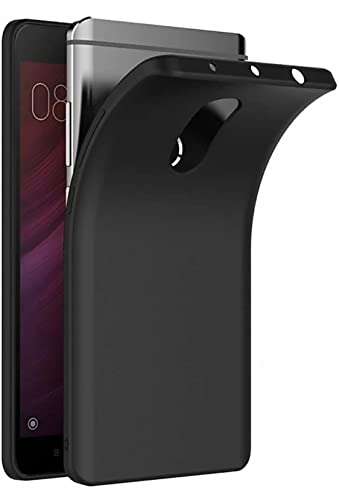 Image of Mobile Back Cover Case for Xiaomi Redmi Note 5 (Silicone Case|CameraProtection|Black SC1510)