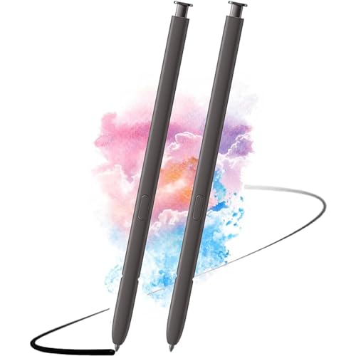Stylet pour Samsung Galaxy S24 Ultra dessiner annoter s pen de rechange noir lot de 2