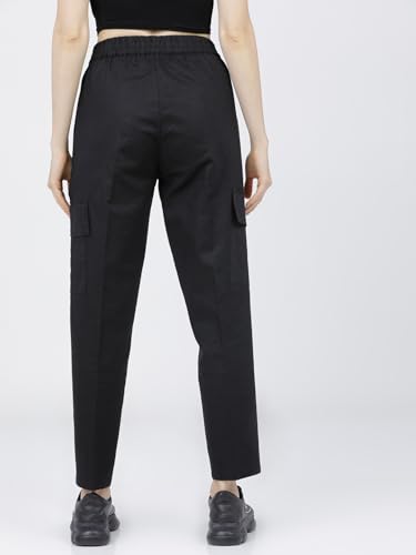 Image of Tokyo Talkies Cargo Pants |Slim fit mid Rise Utility Trousers