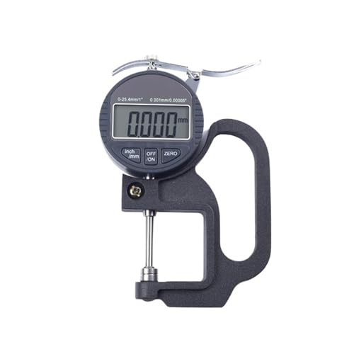 Calibrador Micrómetro Electrónico Digital 0-25.4 mm de Profundidad 30 mm Indicador de Ancho Medición de Espesor Probador miniatura 1