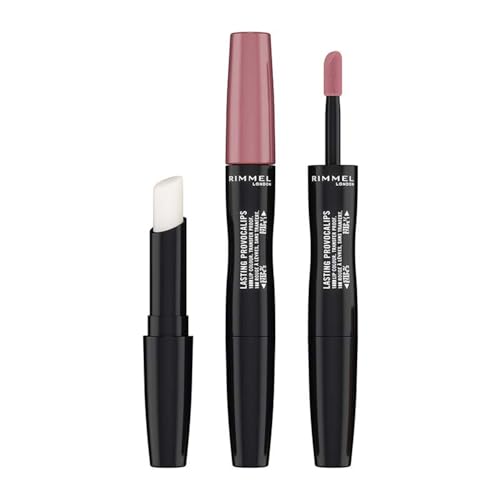 Rimmel, Lasting Provocalips, Labial fijo, 400 Grin & bare it, Paso 1: 2,3mL, Paso2: 1,6g