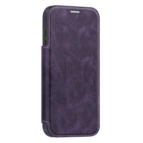 Étui portefeuille iPhone 17 Pro violet pour voyager léger et serein