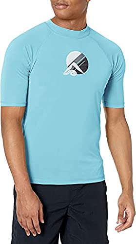 Image of Kanu Surf Men's Fiji UPF 50+ Short Sleeve Sun Protective Rashguard Swim Shirt