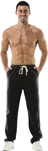 HOEREV Pantaloni Casual da Uomo in