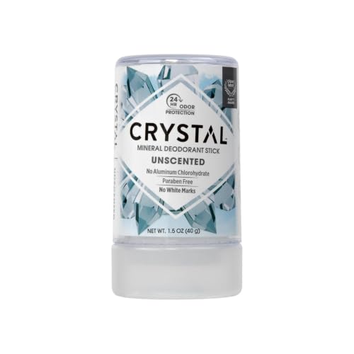 CRYSTAL Deodorant Mineral Deodorant Stick, Travel, 1.5 Ounce