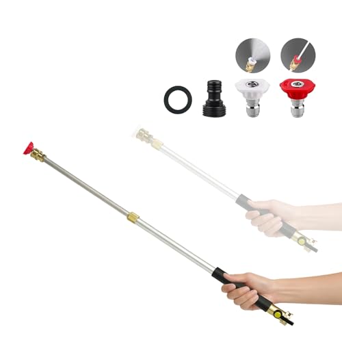 High Pressure Hose Nozzle, Garden Hose Jet Nozzle & Pressure Washer...