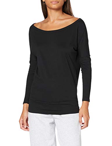 Build Your Brand Batwing Longsleeve T-Shirt, Noir, L Femme Cover