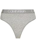 Calvin Klein Damen Unterwäsche High Waist Thong L Grau 000QD3754E020