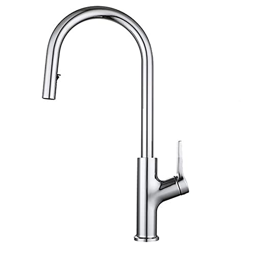 Mitigeur de cuisine eau chaude froide avec douchette extractible jet puissant