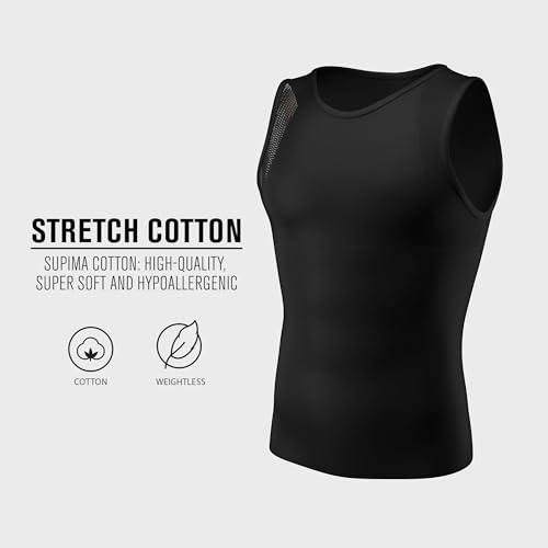 Leo Leo Stretch Cotton Moderate Compression Shaper Tank4