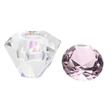 MAJORMENCH 1Pieza Polvo Tapa Cristal Irregular Polvos Manicura Práctico