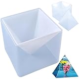 Pyramid Molds for Resin, Super Large Pyramid Silicone Molds, DIY Epoxy Resin Craft Jewellery Silicone Mould for Plaster, Wax, Soaps