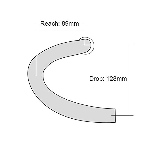 Gravel Drop Bars Road Bike Carbon Fiber Handlebars Drop Handlebars 31.8 440Mm Gravel Bars Bent Bike Handlebars City Bikes Road Bike Handlebar #TOP2