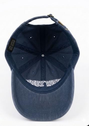 Image of Men's Cotton Baseball Cap, Adjustable Back Closure, Unisex, Casual Style, for Outdoor Lifestyle