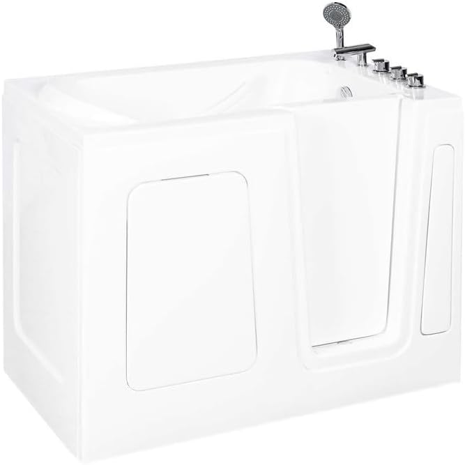 Vidalux WB202 Right Standard Covenham Easy Access Walkin Bath, White
